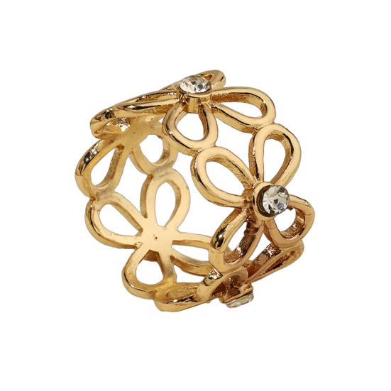 

Hollow Flower Scarf Ring Stylish Rhinestone Scarf Slide Ring Elegant Silk Scarf Ring for Women Shirts Shawls Neckerchiefs золотистый