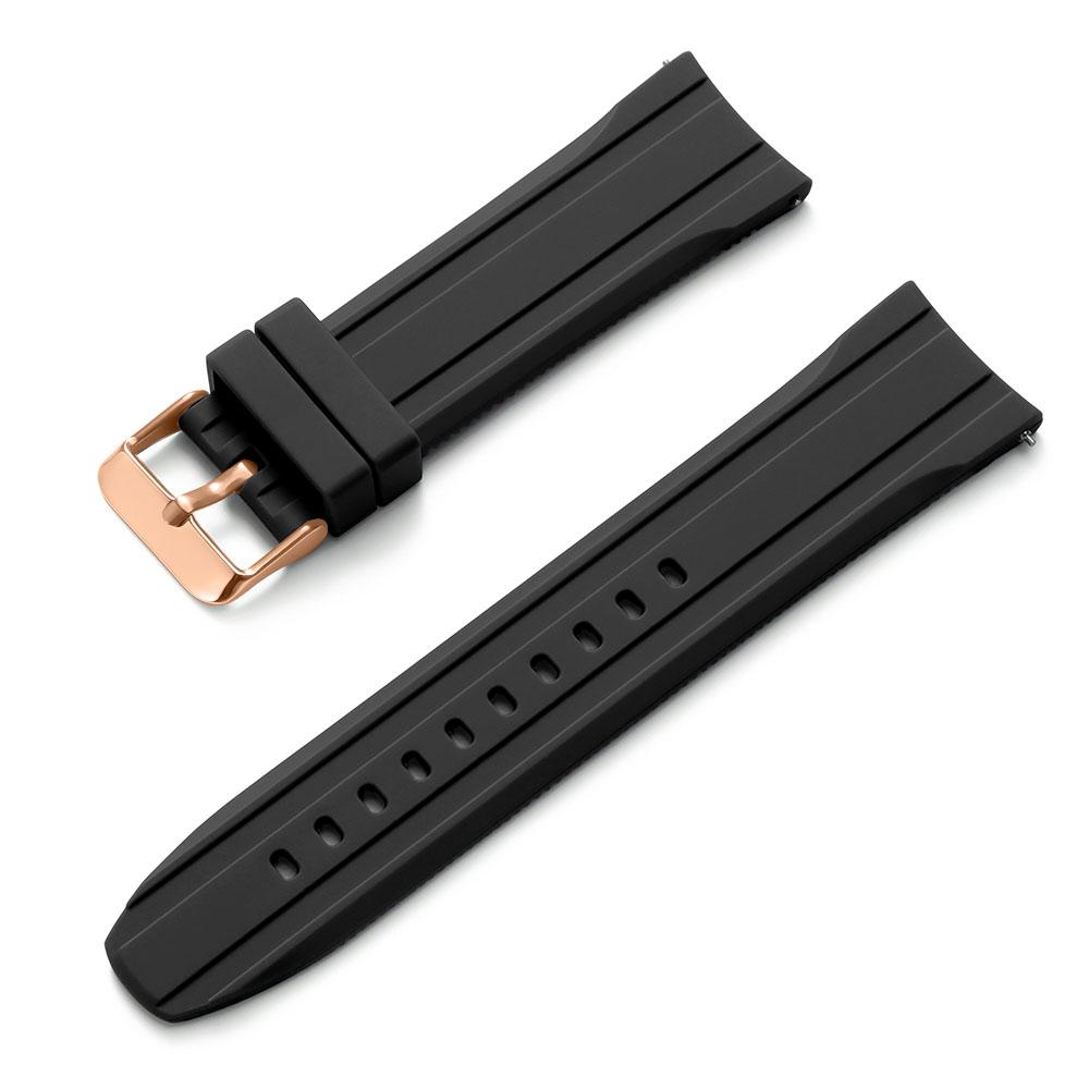 Silicone Strap 20mm 22mm Rubber Watch Band for Rolex for Seiko Bracelet Quick Release Waterproof Universal Wristband Men Women