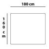 Chauffe-lit électrique 160x180cm 8 température minuteur Lavable 170W Camry CR 7421 170W Blanc