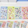 Kawaii 3D Relief Sculpture Stickers Cartoon Creative Peripheral Decal DIY Laptop Scrapbook Decal Party Gift