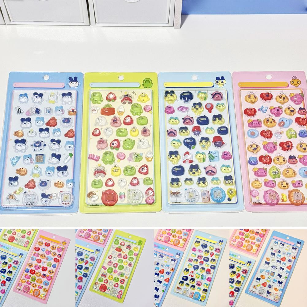 Kawaii 3D Relief Sculpture Stickers Cartoon Creative Peripheral Decal DIY Laptop Scrapbook Decal Party Gift