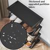 4-Layer Shoe Rack Trapezoidal Simple Shoes Organizer Multifunctional Space Saving Living Room Assembly Shoe Rack Home Supplies