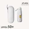 Compact 5-Fold Dual-Use Umbrella: UV Protection & Water Resistant Mini with Black Lining