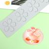 5 Stück Blütenblattmuster Spitzenmatte Fondant Präger Backdekorationsformen Kuchen Fondant Silikonform Einfach zu verwenden