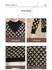 Plus Size Warm Knit Pullover for Women - Autumn/Winter Round Neck Sweater for Middle-aged & Elderly