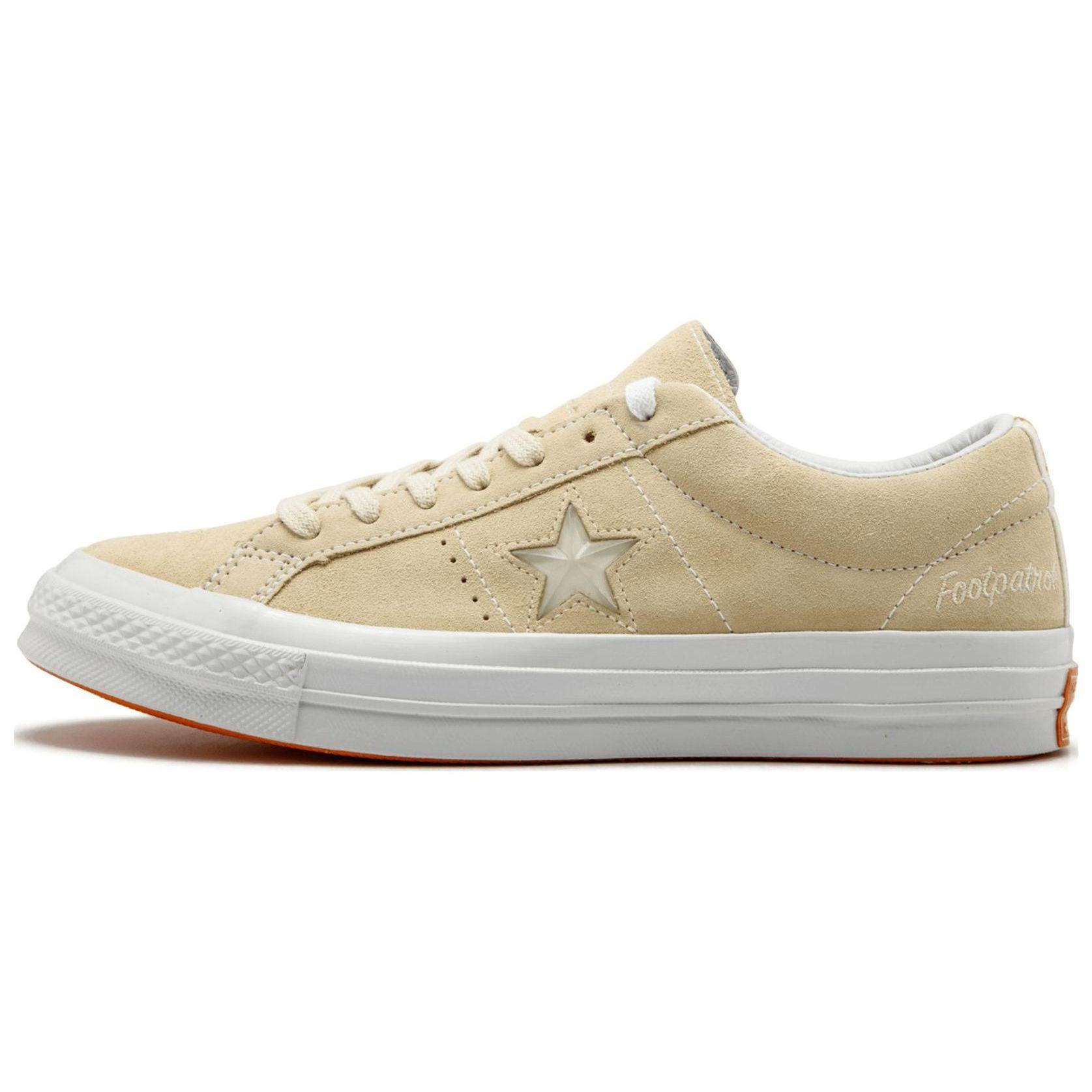 

Кроссовки унисекс Converse One Star Ox Footpatrol Vanilla Custard White 158895C