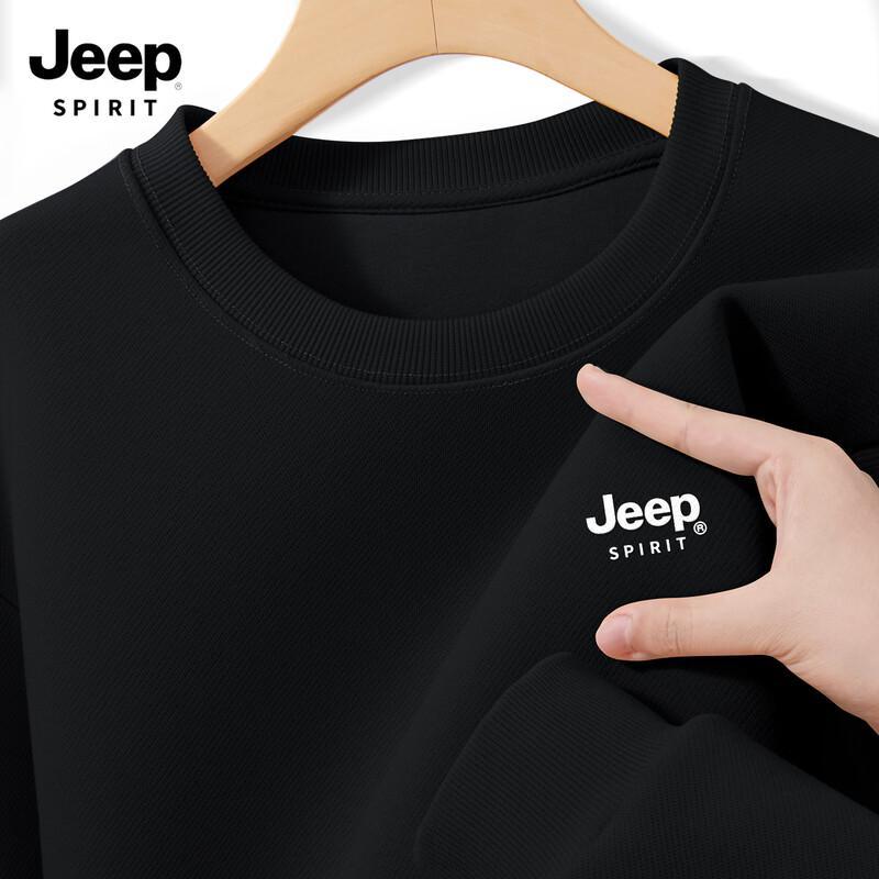 Мужской пуловер JEEP SPIRIT 2025 свободного кроя XL