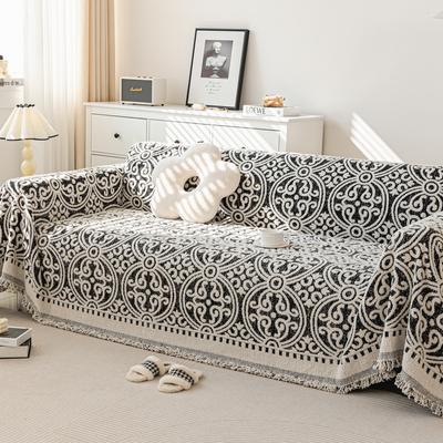 New French Sofa Towel Dustproof Chenille Soft Plush Sofa Towel Full Cover Integrated Sofa Cushion Anti Cat Scratch Cover Blanket