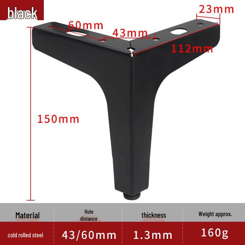 Luxury Metal Furniture Support Leg - Triangular Sofa/Bed/TV Cabinet/Table Hardware