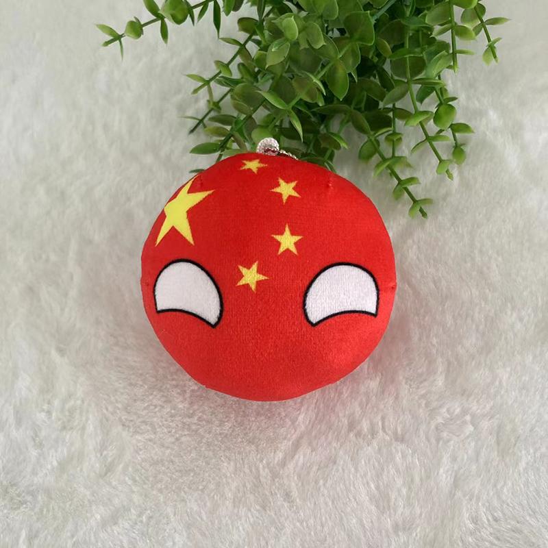 Julegaver Country Ball Plysjdyr 10Cm Polandball Anheng Landsflagg Kuler Countryball Kosedukke