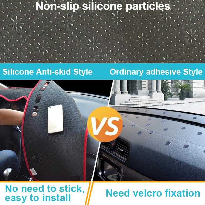 Car Auto Dashboard Cover DashMat for BYD Seal   2024 with HUD Flannel Suede Polyester Carpet Cape Protector Sun Shade