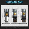 MAXGTRS 2x T20 7443 W21/5W Canbus 3157 LED Double Switchback Amber Dual Color Turn Signal Light T25 P27/7W Bulb 12V
