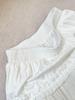 Sweet Ruffled White Puff Cake Skirt for Women - High-Waisted Slim A-Line Midi (2026 Summer)