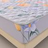 Thicken Mattress Cover for Home Funda De Colchón 100% Cotton Fitted Bedsheet King Size Floral Bed Covers 150x200(no Pillowcase)