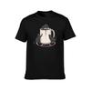 Worship coffee kittens T-Shirt man t shirt cotton man t shirt graphic T-Shirt