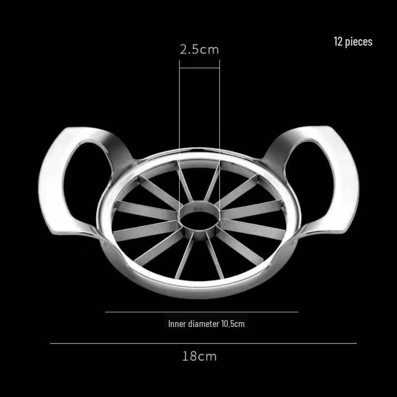 Qianxing 12-Slice Stainless Steel Apple Slicer & Corer