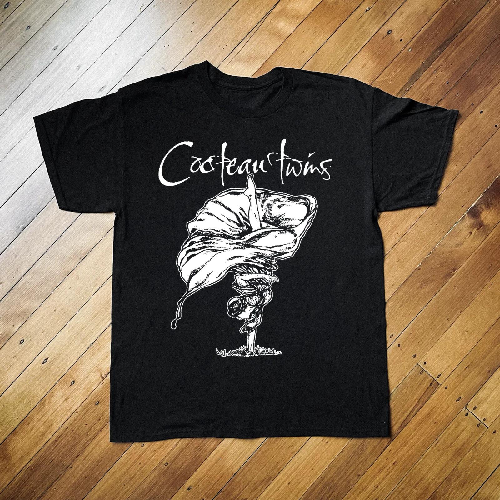 Men s and Women s T-shirts COCTEAU TWINS Gift For Fans Heavy Cotton Black Shirt S-5XL BT532 XL