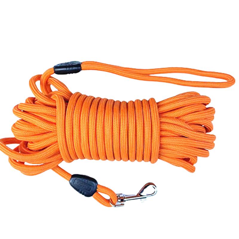5M/10M/15M Dog Leashes Training Dog Rope- Heavy Duty Nylon Recall Pet Tracking Line- for Small Medium Outside Training Camping