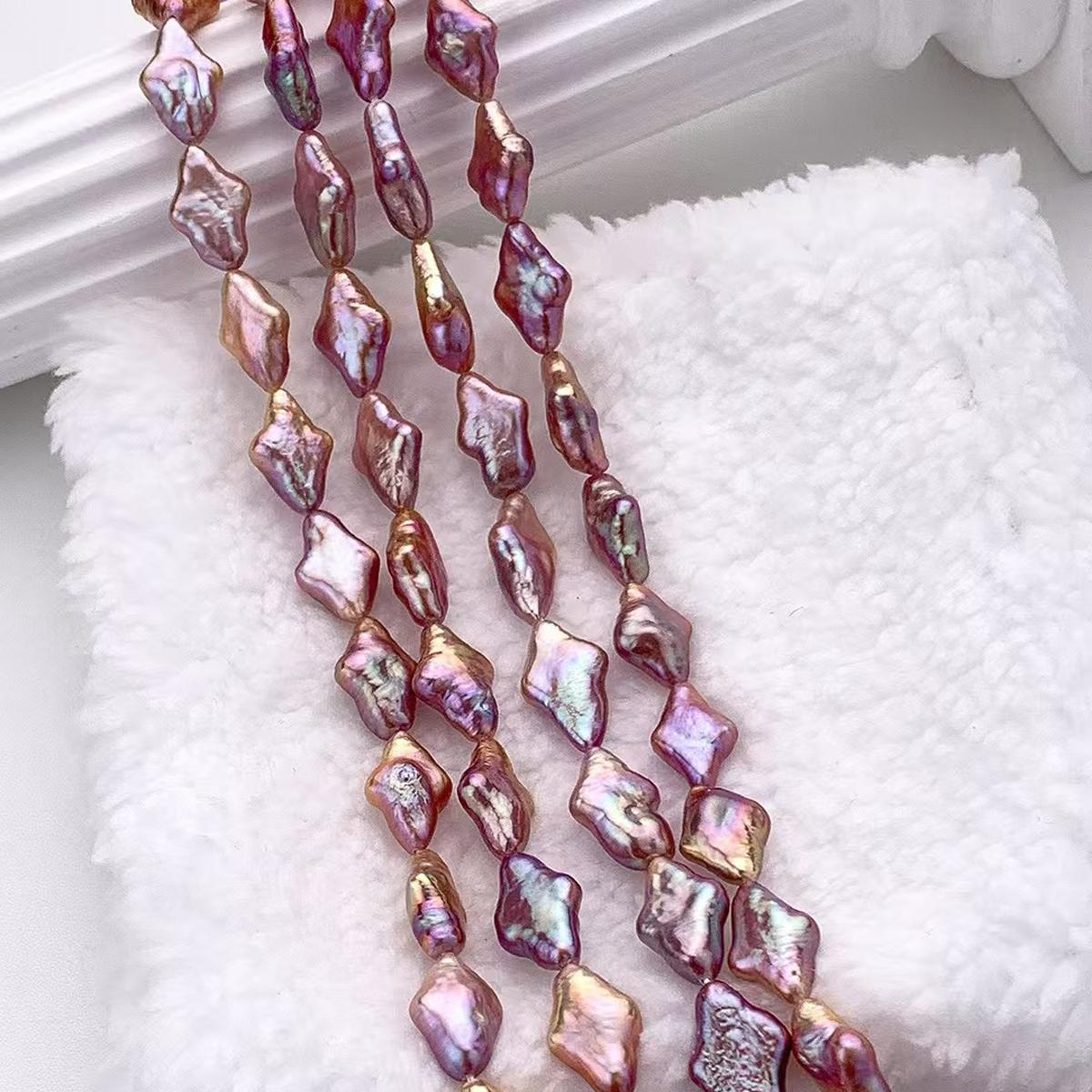 

Підвіска DIY Фіолетова Барокова Перлина 10x14мм Перлина Хрестоподібної Форми Для Виготовлення Ювелірних Виробів DIY Намисто Сережки Браслет Намистини Аксесуари 10x14mm фіолетовий