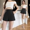 2026 Spring/Summer Women's High-Waisted A-Line Suit Shorts - Versatile, Slimming, Loose Fit, Wide-Leg