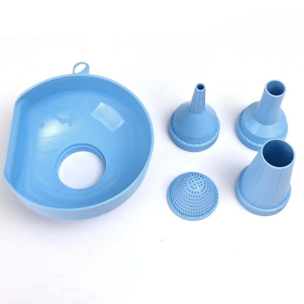 5Pcs/Set Filter Strainer Filter Funnels Filling Funnels for Oil Beverage Jam and Liquid Transfer