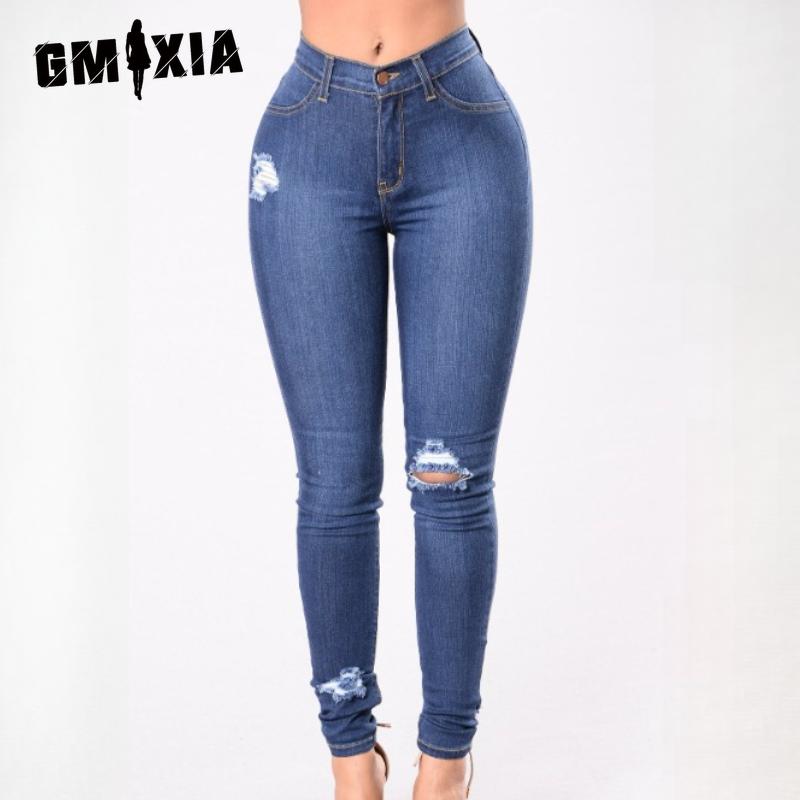 

GMXIA Stretch Hole Slim Fit Calf Pants XXXL