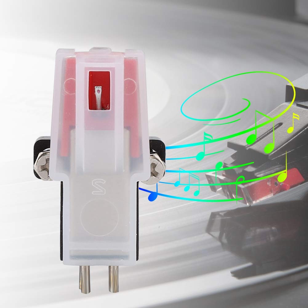 Stylus Cartridge for Phonograph Dual Moving High High Turntable for Stereo Vinyl Record Cartridge Stylus Turntables, Magnets, Output, Precision,