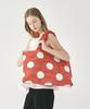 Pleatsmama Polka Dot Shopper Bag Red