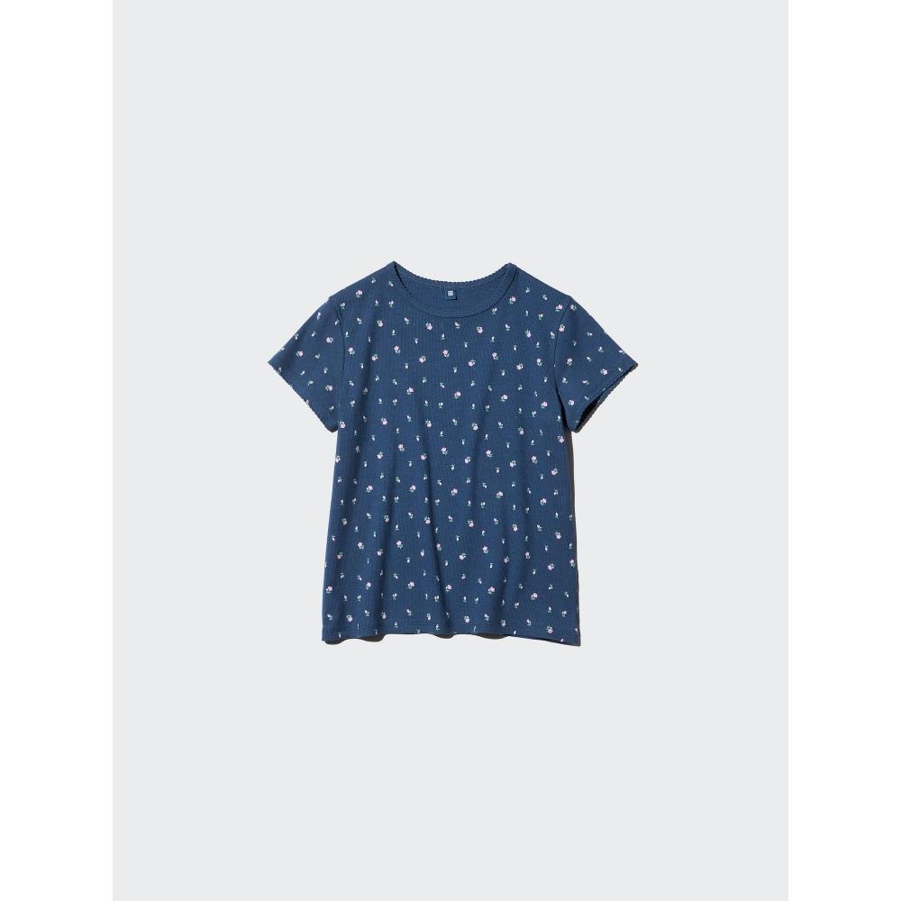 Uniqlo Japan Girls Ribbed T shirT
