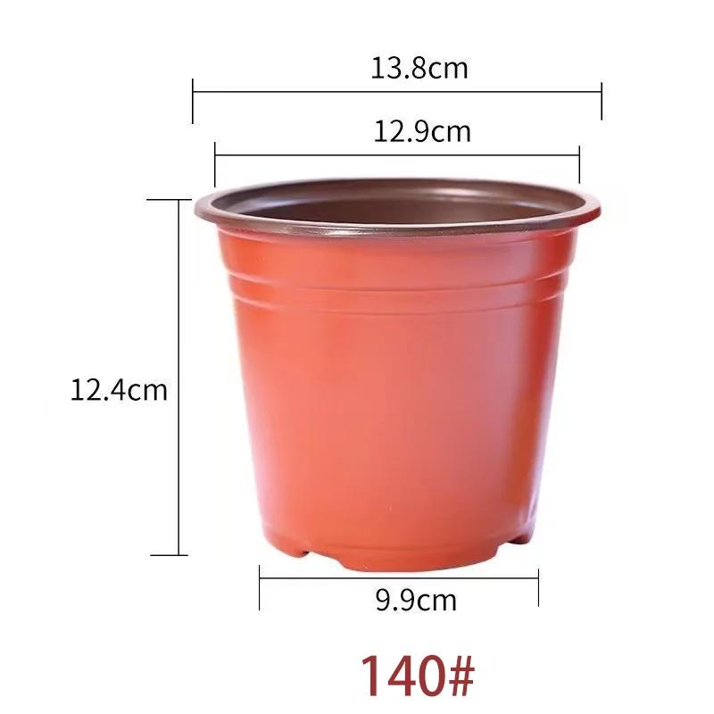 Plastic Plant POTS, Seedling Flower Plant Containers and Seed Starter POTS with Plant Labels