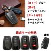 [Fucaten] Kompatibelt Toyota Smart Key-fodral Prius 50-serien Crown 220-serien Camry 70