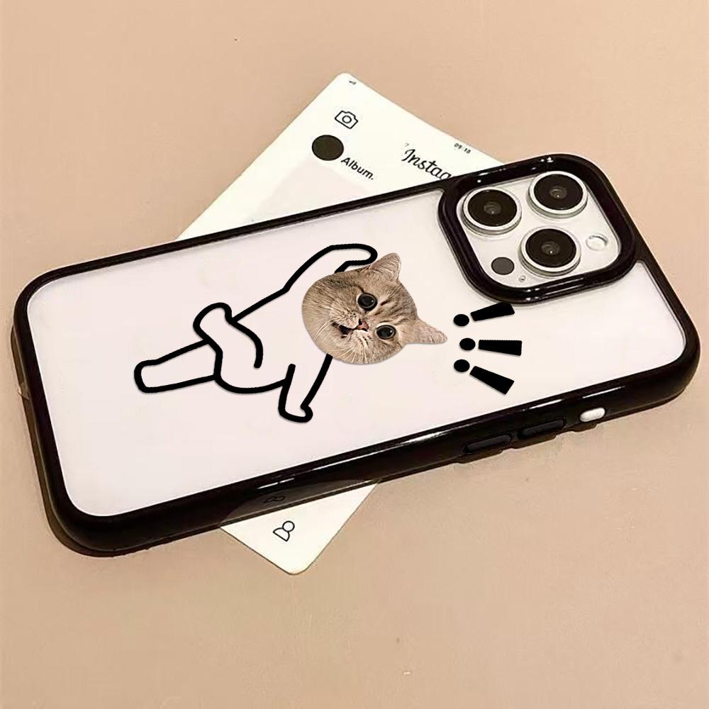 Acrylic Phone Case for iPhone 11 12 13 14 Pro 12 14 16 Pro Max for Samsung A16 A36 A56 S24 FE High-quality Painted Anti-fall Mobile Phone Case