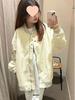 Women's 2025 Retro Baseball Jacket - Spring/Autumn, Loose Fit, Casual Waterproof