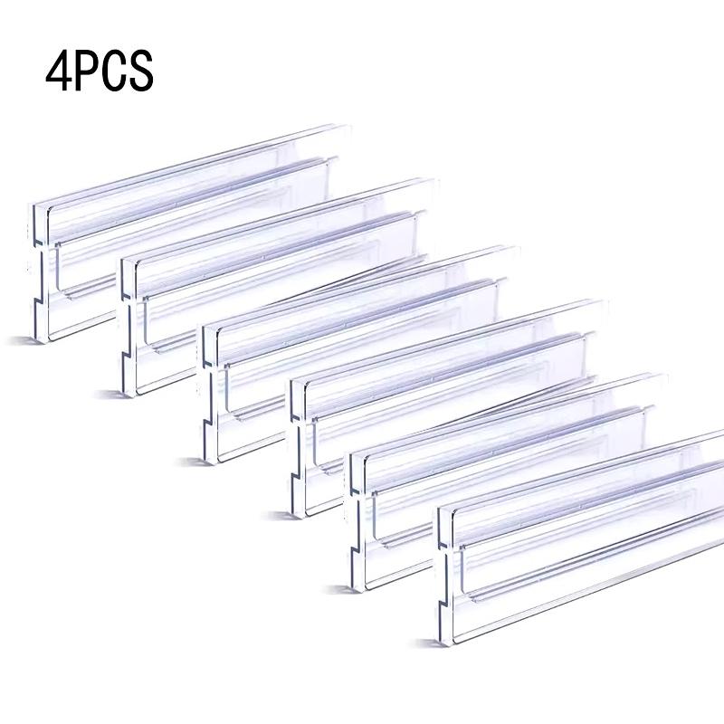 1/2/4/8PCS Drawer Dividers Organizers Adjustable Cabinet Storage Clothes Drawer Organizer Clear Drawers Separators Kitchen Tools