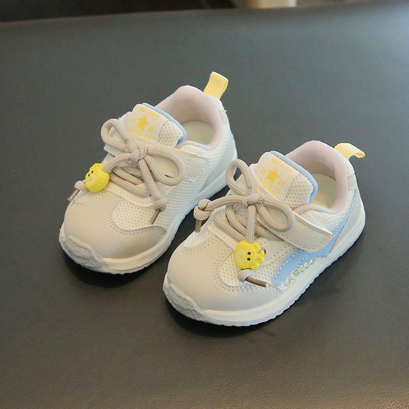 

New Children s Sports Shoes - Boys and Girls Versions, Breathable Shoes, Casual Flip-flops, Single Shoes 17 синий
