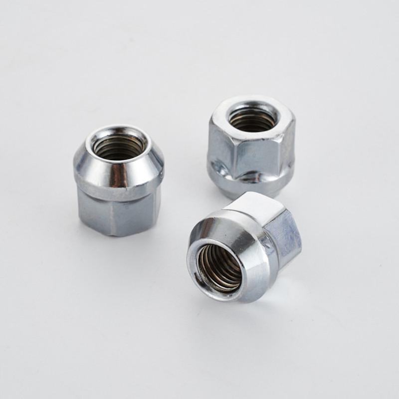 Hex  21mm /  19mm  M14x1.5  Open End Lug Nuts  25mm height  Wheel Lug Nuts 14x1.5