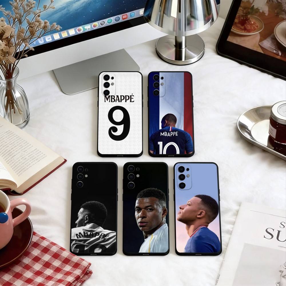 Kylian Mbappe Phone Case For Samsung S25,S24,S21,S22,S23,S30,Ultra,S20,Plus,Fe,Soft Black Cover