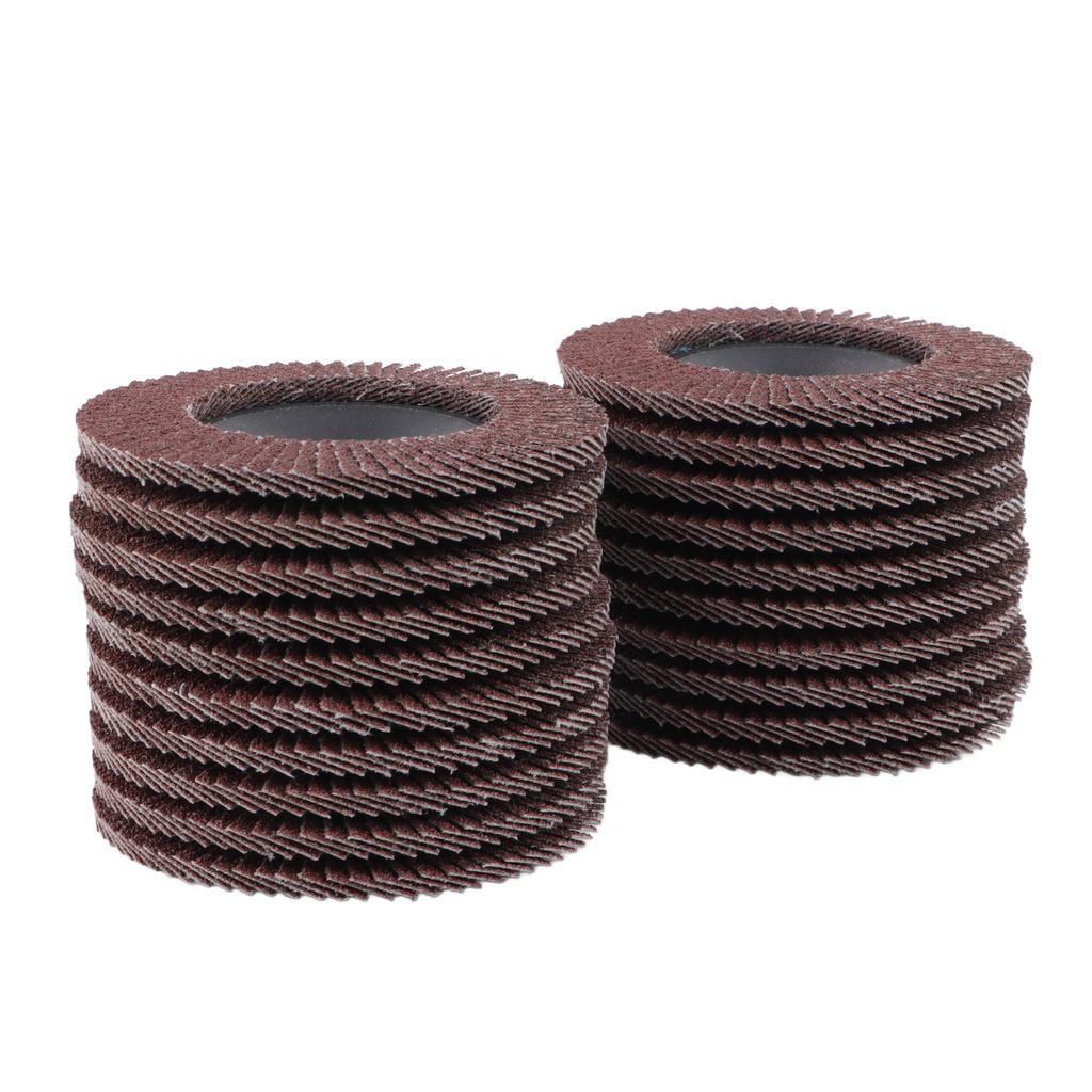 20PCS Sandpaper Flap Discs 80 Grit 100x16mm Flat Flap Discs Abrasive Grinding Wheel