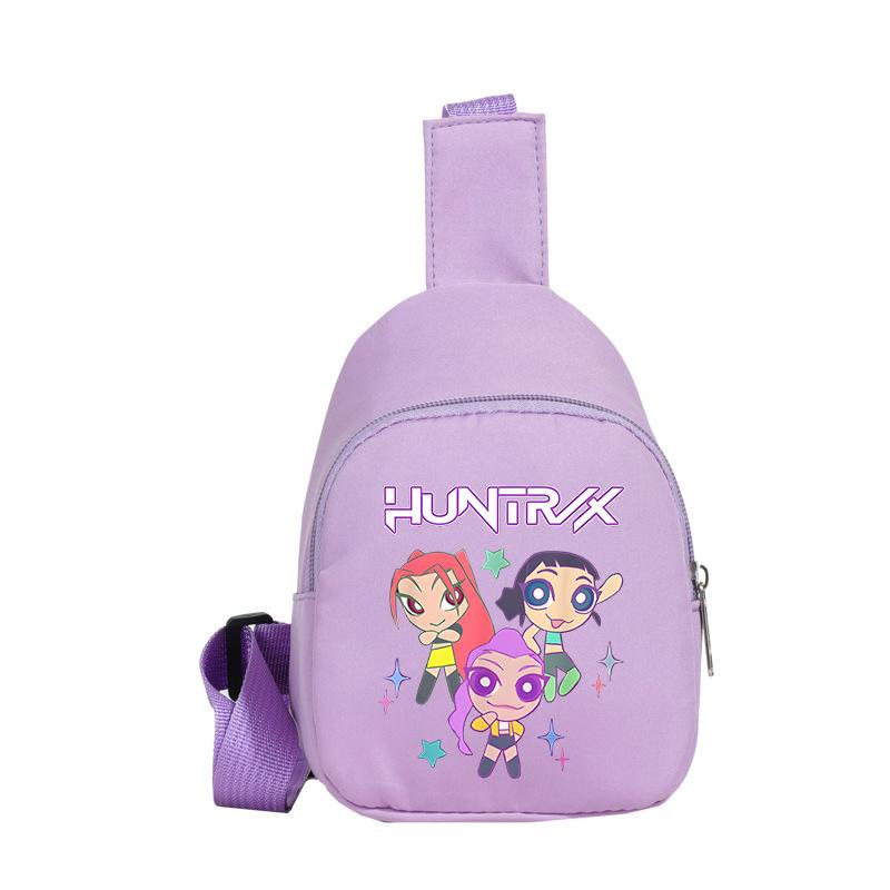 Casual Children'S Breast Bag Animation Cartoon Printing Fashion Boys And Girls Crossbody Bag Change Small Backpack