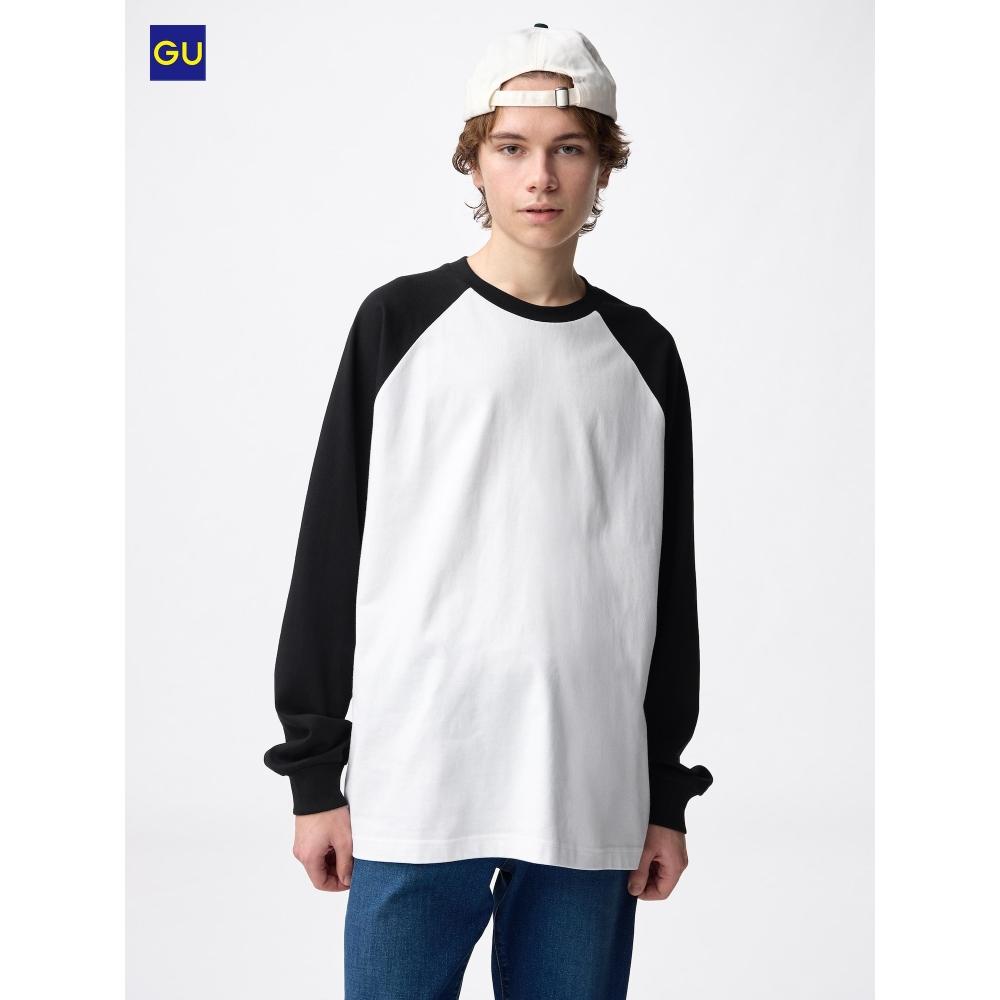 Uniqlo Gu Heavy WeighT Crewneck T  Long Sleeve  Raglan