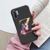 For Samsung Galaxy Note 10 Note10 Plus Case Flower Gold Letter A Z Shockproof Soft Silicone Phone Cover For Samsung Note 10+ Bag