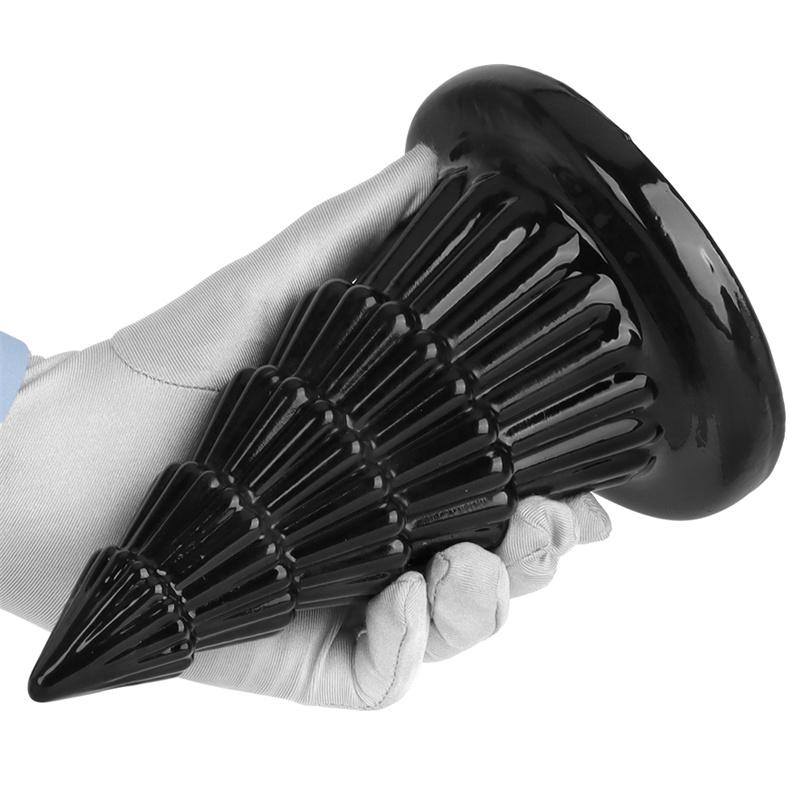 Black Christmas Tree Soft Super Large Anal Plug Suction Cup Anal Sex Products Extra Large Thick Fisting Toy