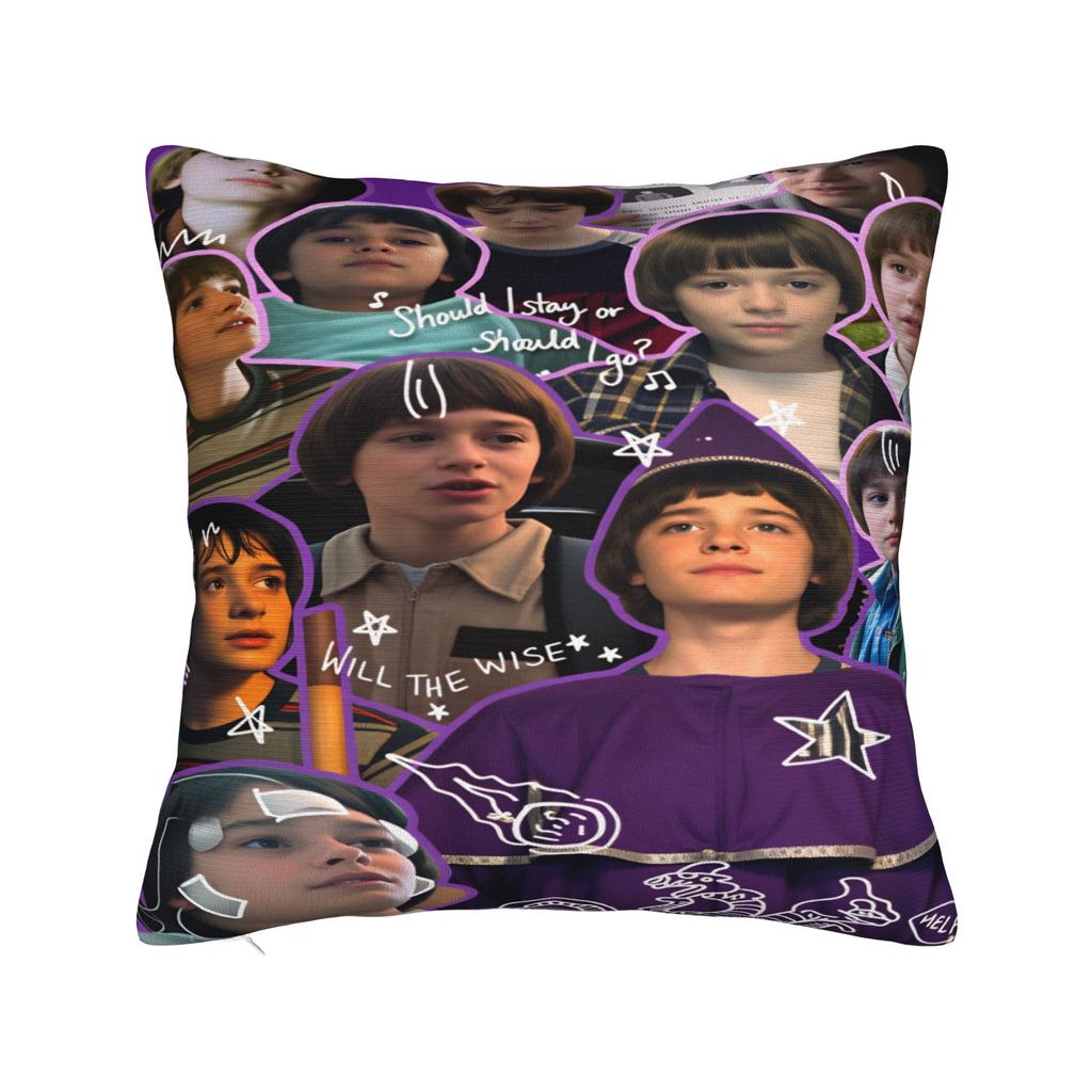 Housse de coussin Will Byers Housse de coussin confortable Pour Fête de Mariage Décoration de Maison Housse de coussin Originale