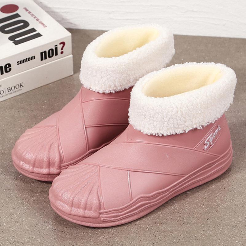 Shell Head Rain Boots Women's Fashion Outer Wear Short Rain Shoes Student Non-slip Waterproof Shoes Adult Versatile Rubber Shoes