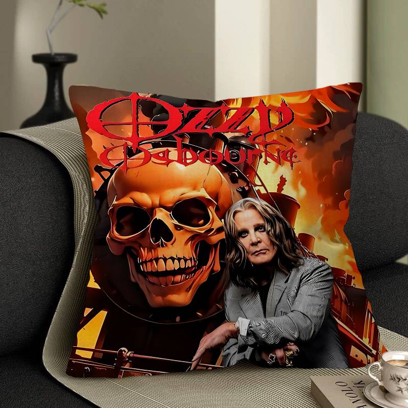 Heavy Metal Band Rock Ozzy Osbourne Band 45*45cm Cushion Cover Pillow Cover Decor Pillowcase Home Pillowcase For Couch Pillow