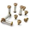 10 Sets/lot 416 Stainless Steel Material 9 Sizes Knife Handle DIY Making Locking Screws M4 Thread T8 Torx Nails Spindle Rivet