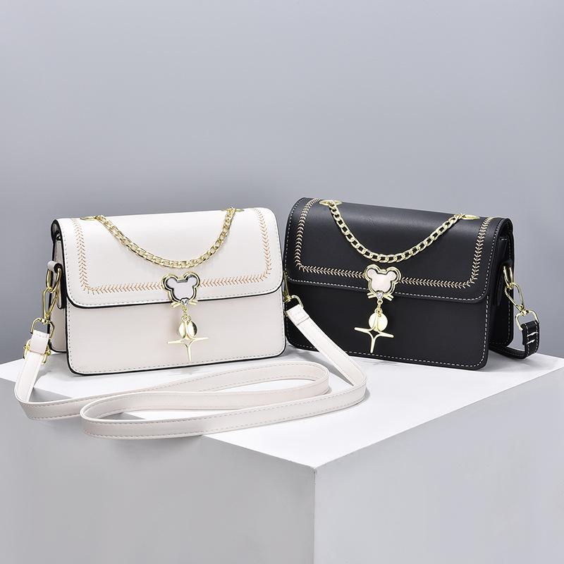 Bag Women's Messenger Bag 2025 New Versatile Shoulder Bag Trend Women's Bag Niche High-end Portable Small Square Bag