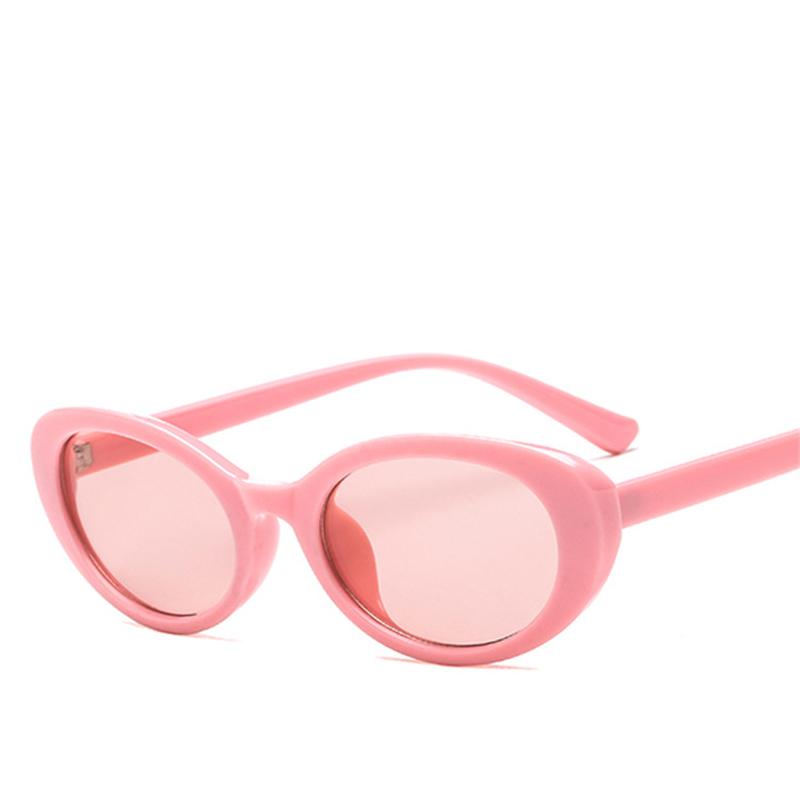 

Vintage Small Oval Sun Glasses Glasses Ladies Classic Shades Black Red White Color Sun Eyeglasses For Female Trendy Designer Style Style Lunette 1 Pcs