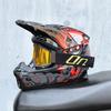 ORZ-903-Unisex All Weather Motocross Helmet with Goggles, Reinforced ABS DOT Standard Ventilated Off Road Safety Helmet