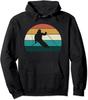Retro Mountain Skiing Vintage Downhill Ski Skis Slope Unisex Hooded Sweatshirt